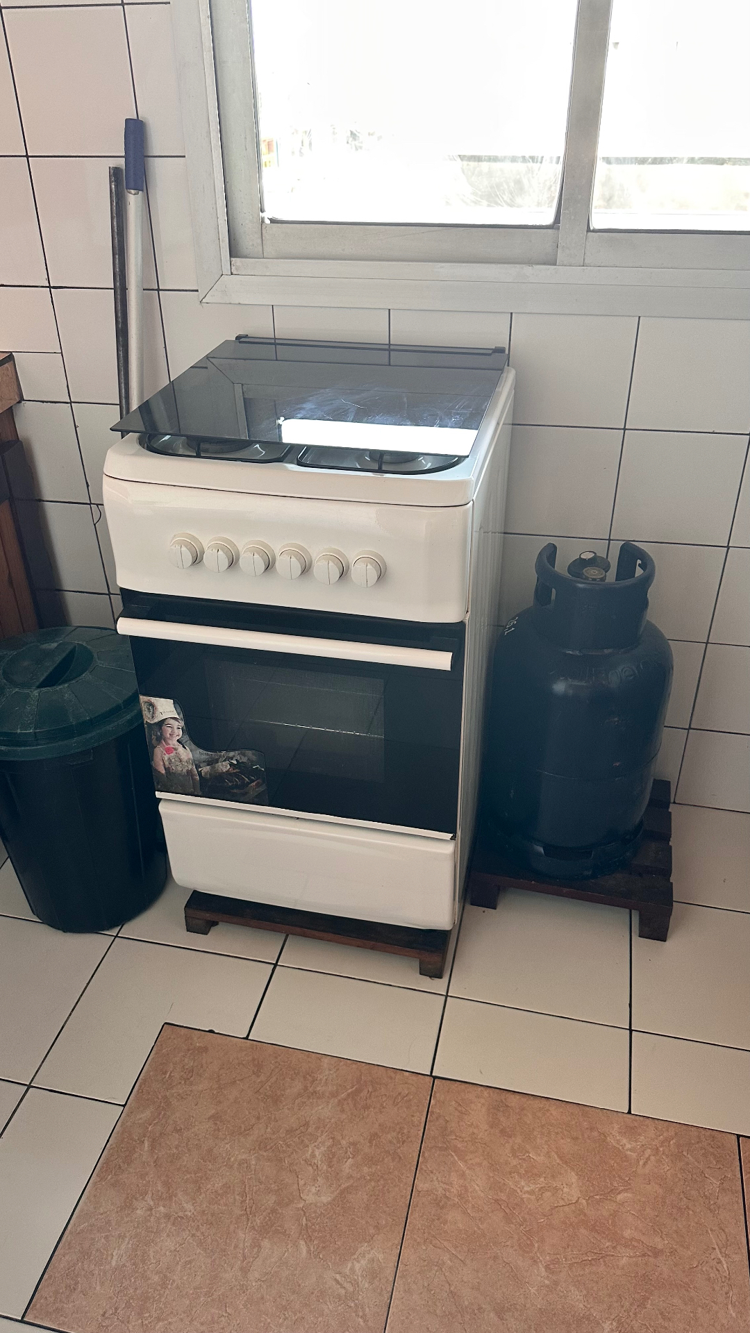 Cuisine équipée au gaz